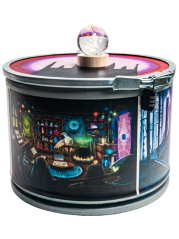 Úniková hra - Malatar: Strážce Elderu se skleněnou svítící koulí a překvapením