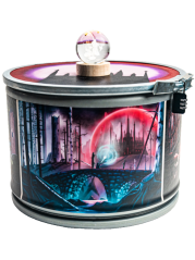 Úniková hra - Malatar: Strážce Elderu se skleněnou svítící koulí a překvapením