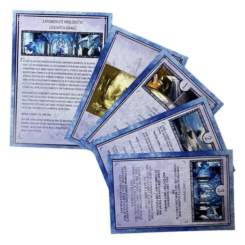 Úniková hra - Zapomenuté království Ledových draků s překvapením